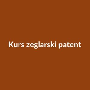Kurs żeglarski — patent sternika jachtowego