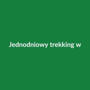 Jednodniowy trekking w górach